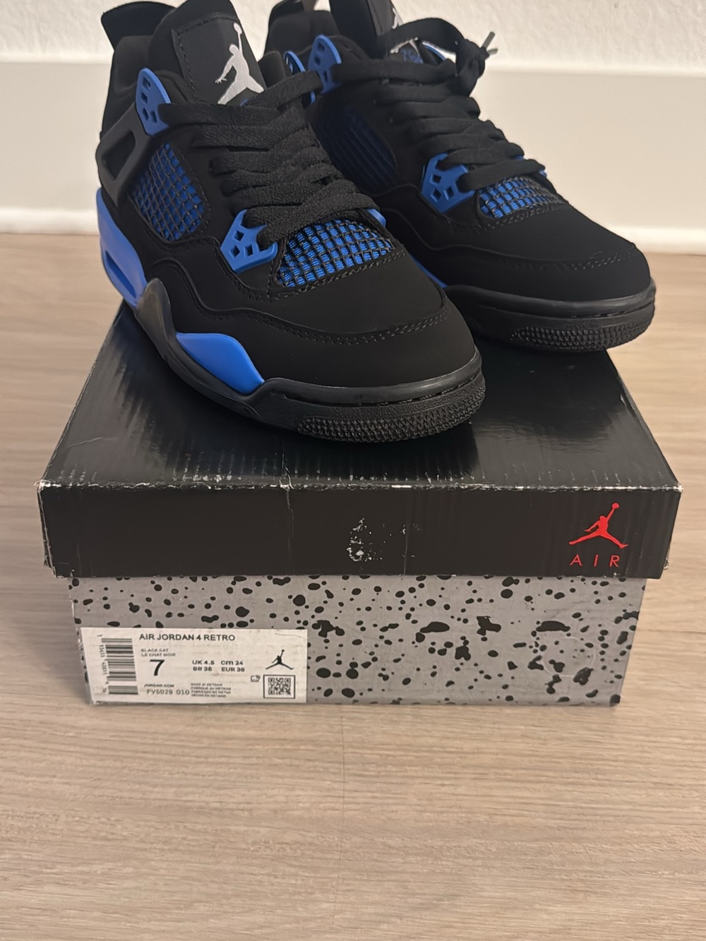 Jordan 4 Retro - Blue thunders